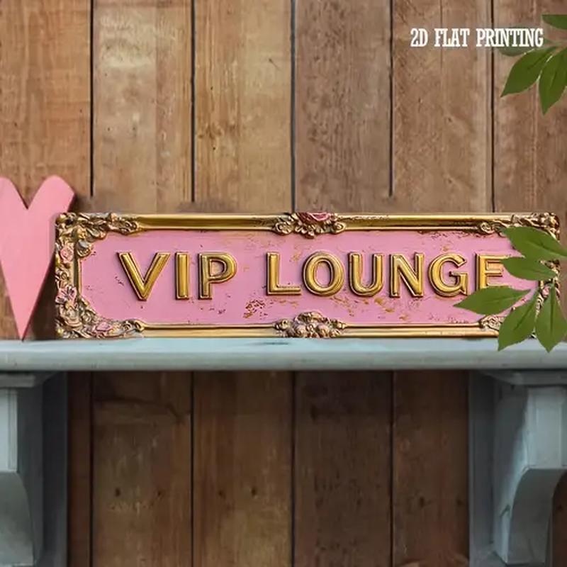 Płaska tabliczka 2D – metalowy – Home Bar Lounge recenzja i cena