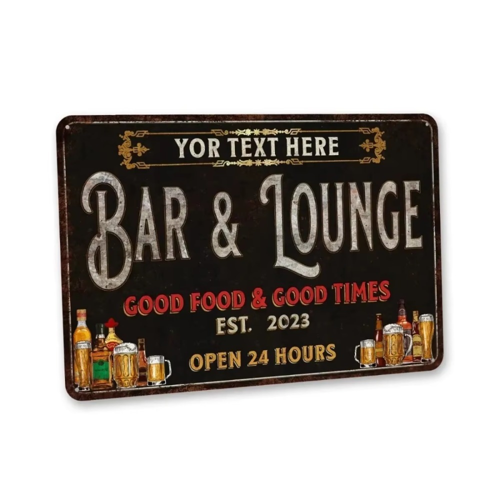 CIFbuy – metalowa tabliczka na – Home Bar Lounge recenzja i cena